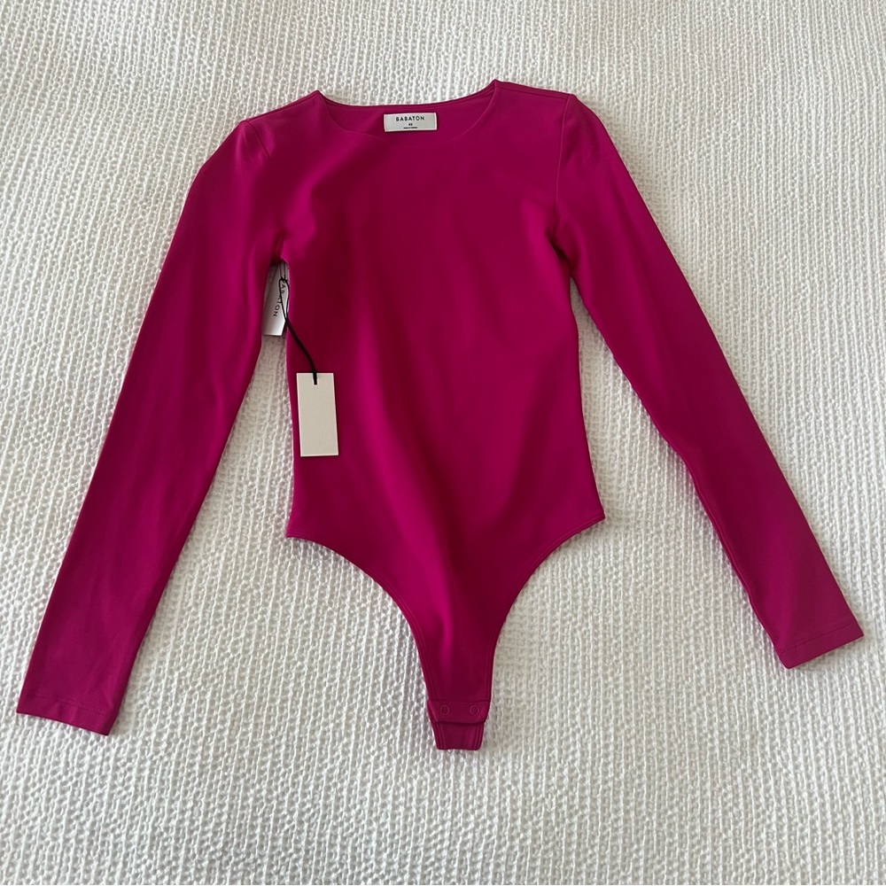NWT Never Worn Aritzia Hot Pink Bodysuit